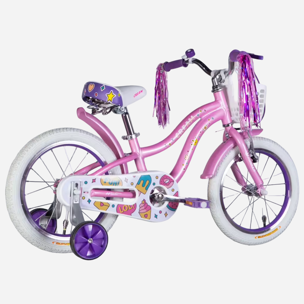 Дитячий велосипед Formula Kid CREAM 16" алюмінієва рама 8.5"