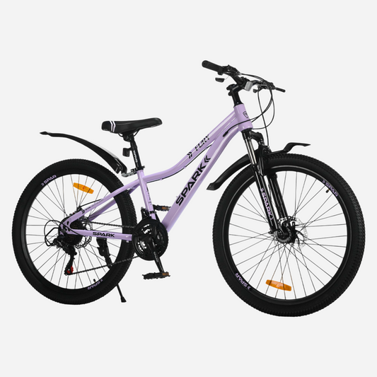 Гірський велосипед Spark FURY 26" сталева рама 13" — вид спереду, амортизаційна вилка Spark