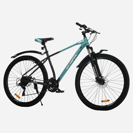 Гірський велосипед Spark NOVA 29" MTB хардтейл — вигляд з правого боку, бірюзово-чорний