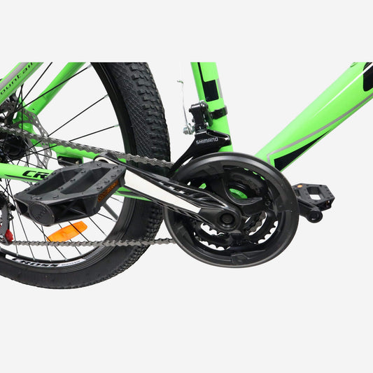 Cross Hunter 24" — система шатунів Shimano 21 швидкість, педалі та ланцюг