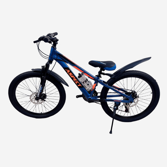 CrossBike Aspect 26" синій — вид зліва, підніжка