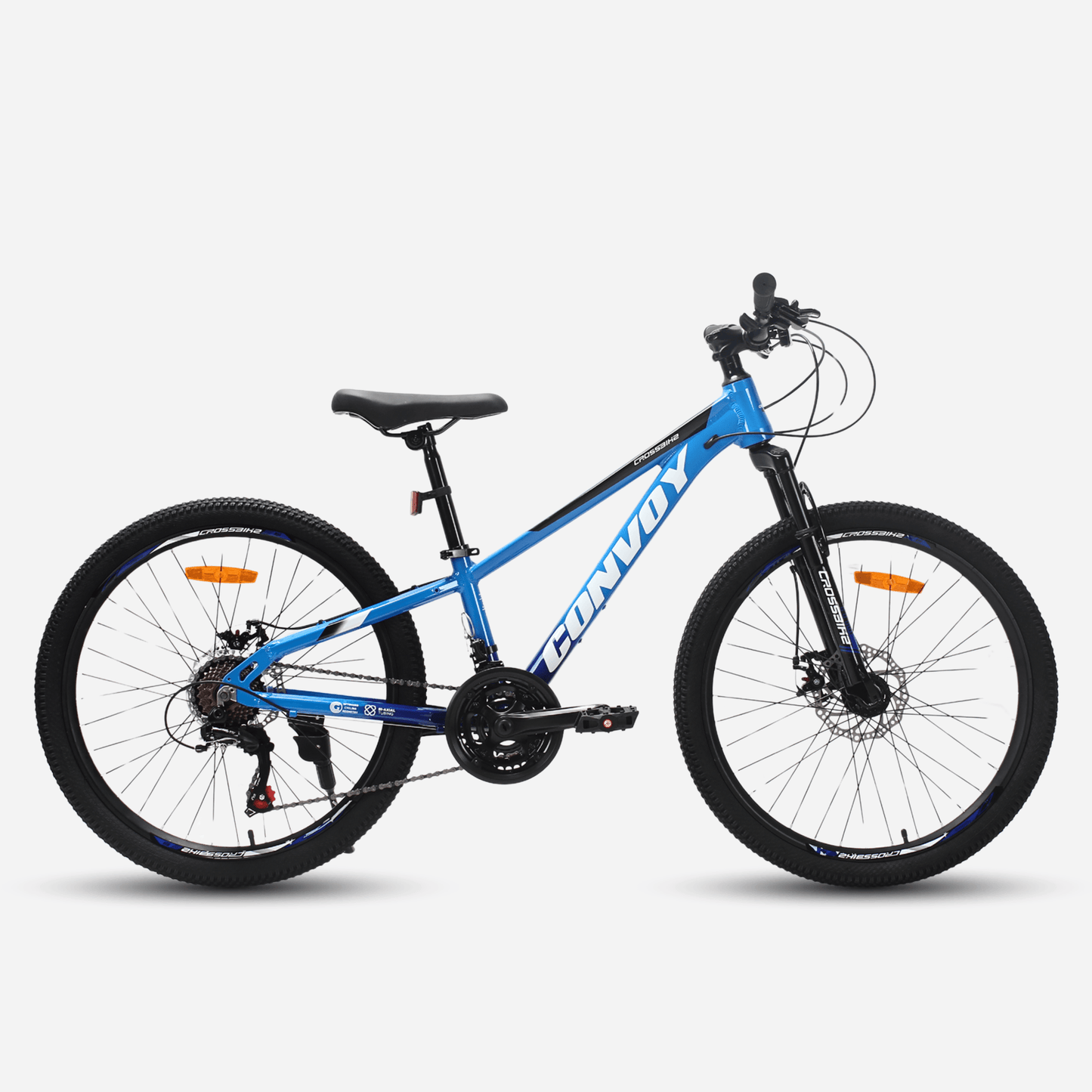 Гірський велосипед CrossBike CONVOY 24" алюмінієва рама 11"