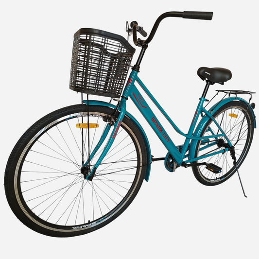 Міський велосипед SPARK CITY MIRA 28", стальна рама 18", кошик