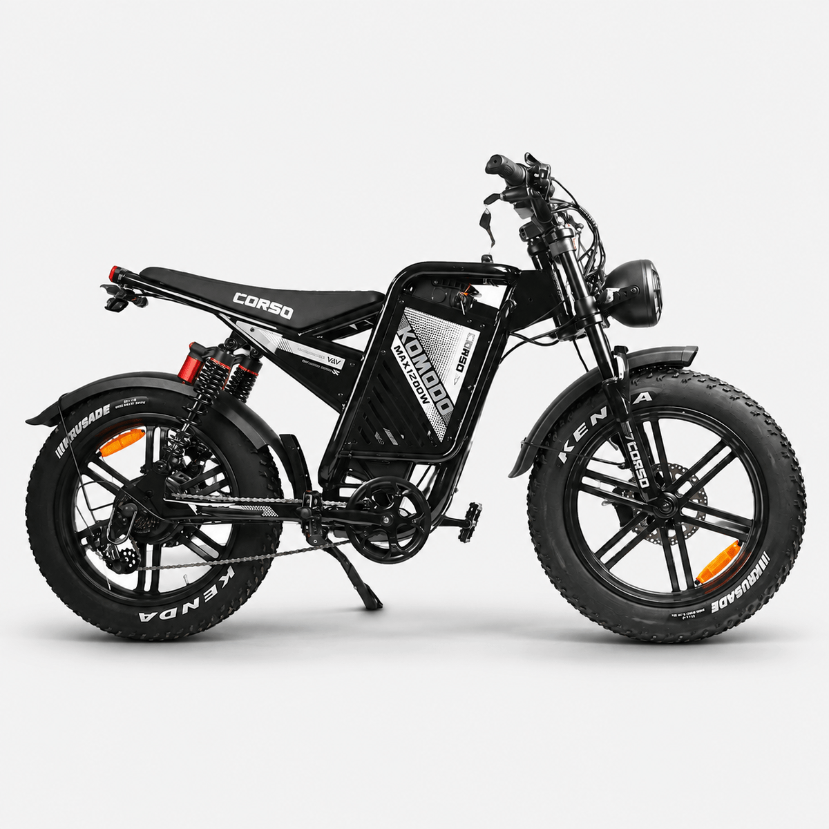 Електрофетбайк Corso KOMODO MAX 20" 1200W/60V/21Ah, до 60 км