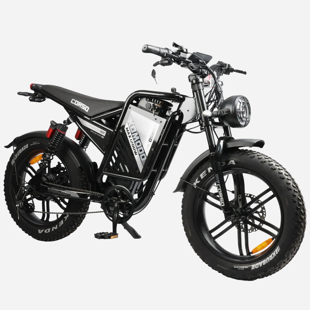 Електрофетбайк Corso KOMODO MAX 20" 1200W/60V/21Ah, до 60 км