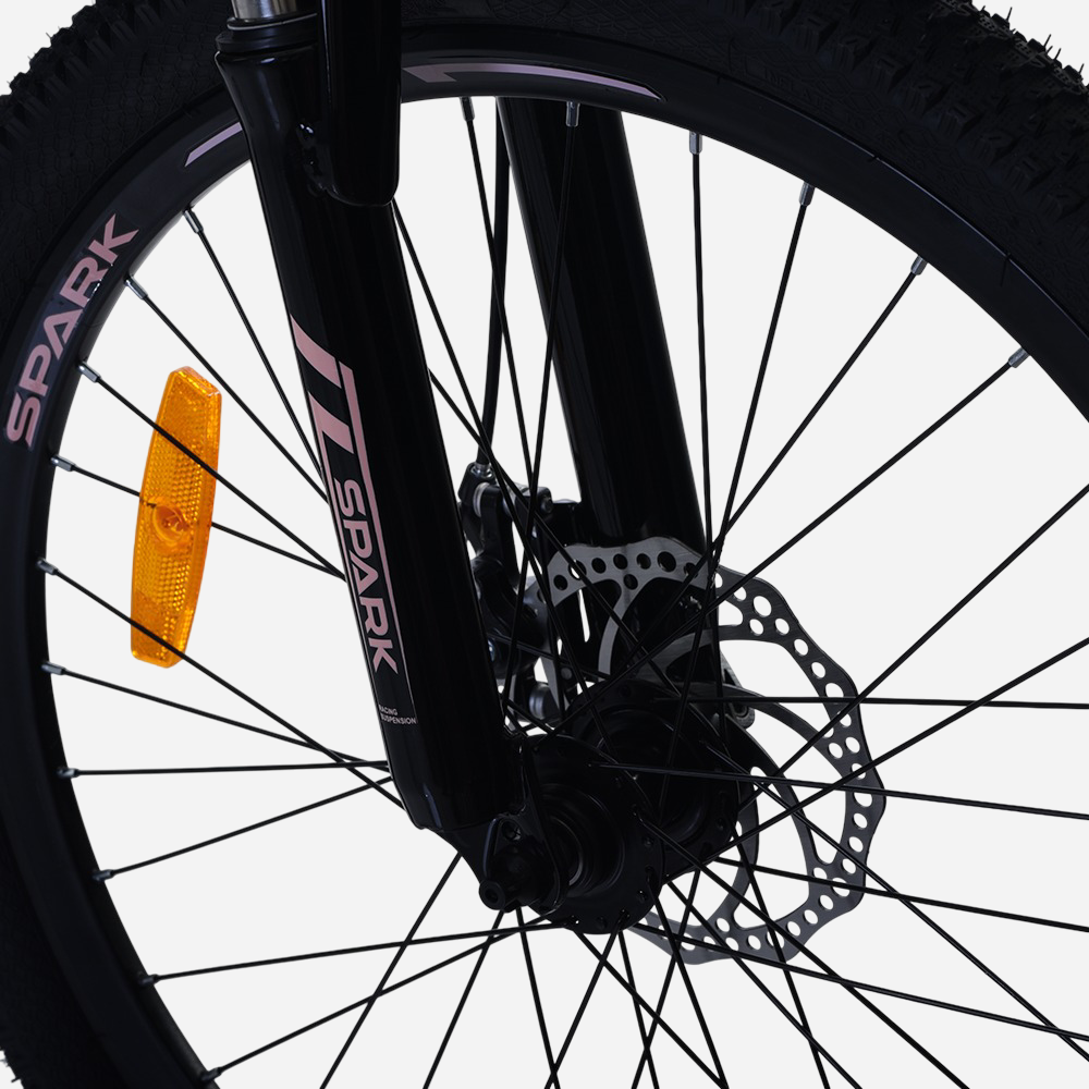 Spark AIRCORE 24" — амортизаційна вилка Spark Racing Suspension, передній дисковий ротор 160 мм