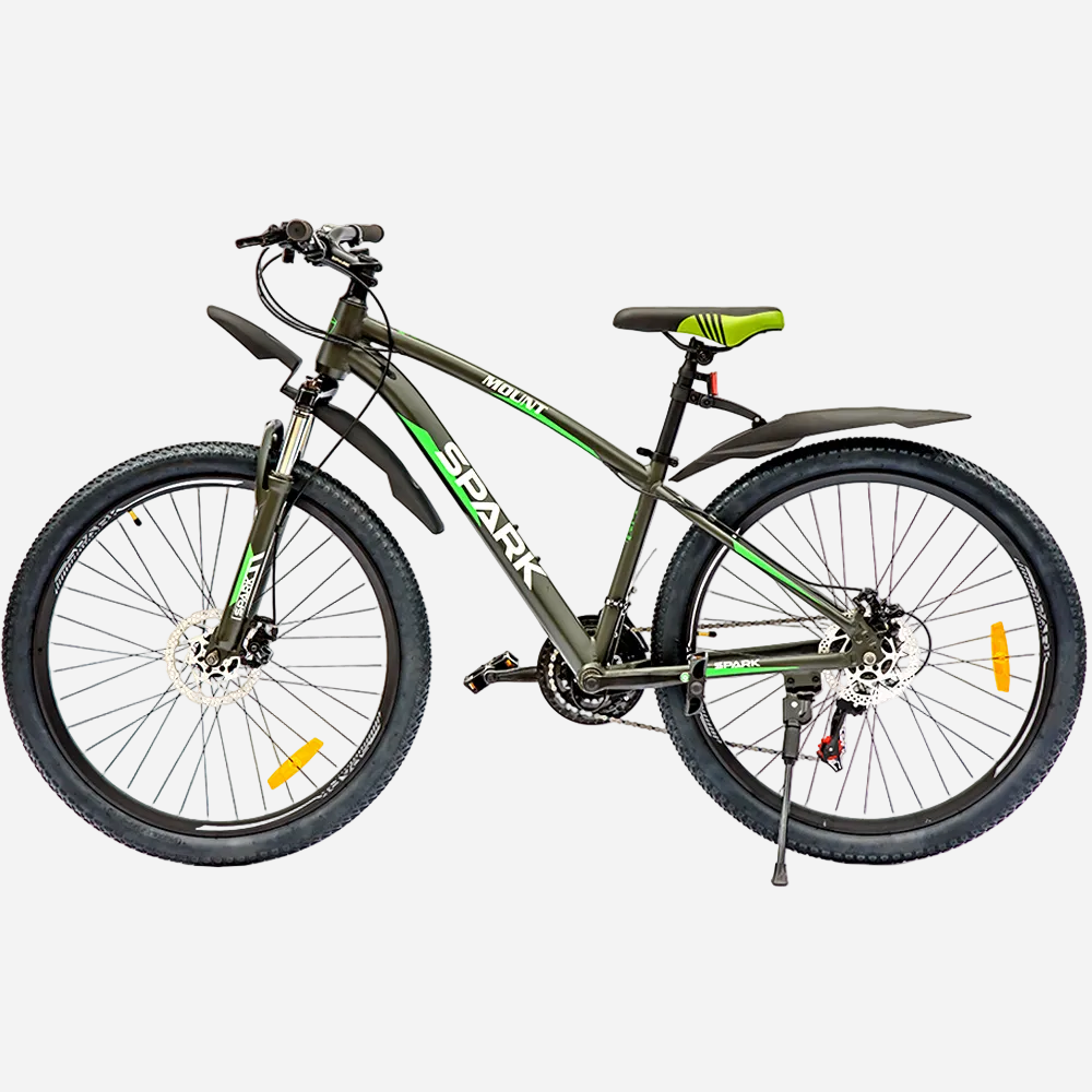 Гірський велосипед Spark MOUNT 27.5" алюмінієва рама 15" сірий