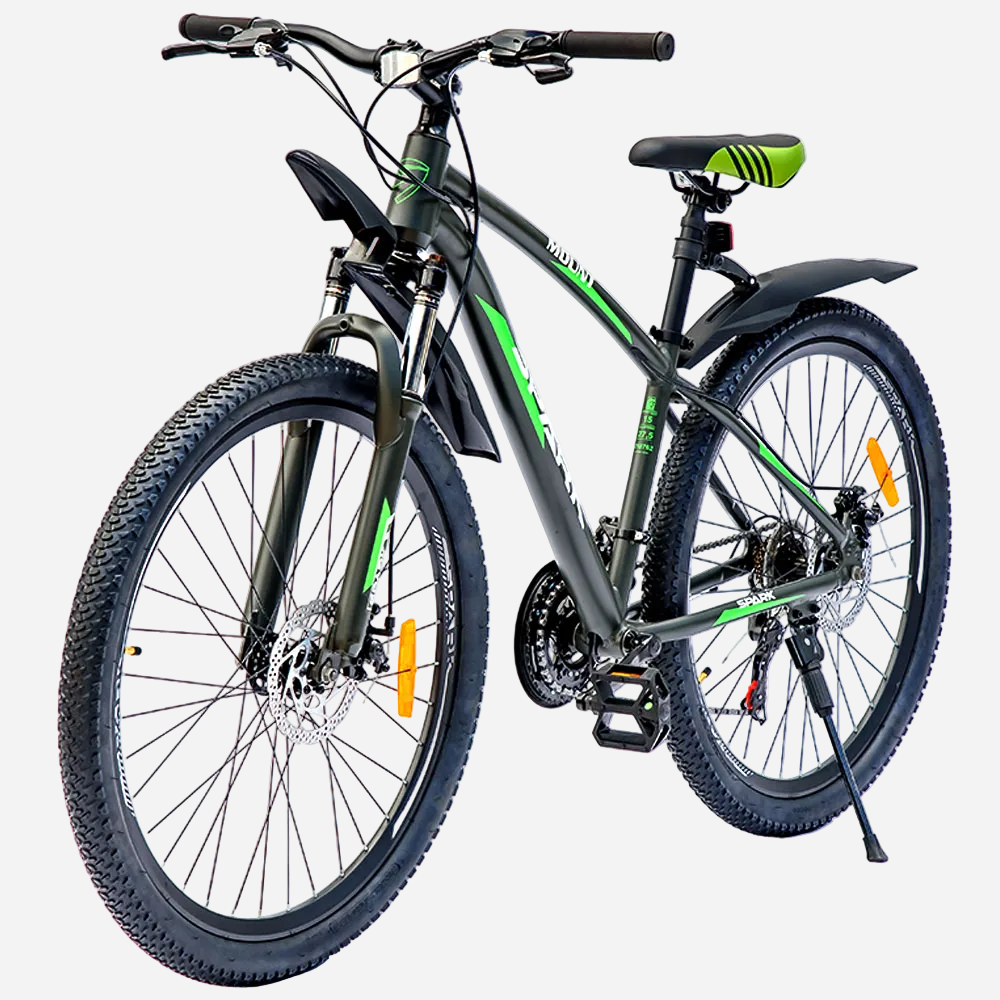 Гірський велосипед Spark MOUNT 27.5" алюмінієва рама 15" сірий