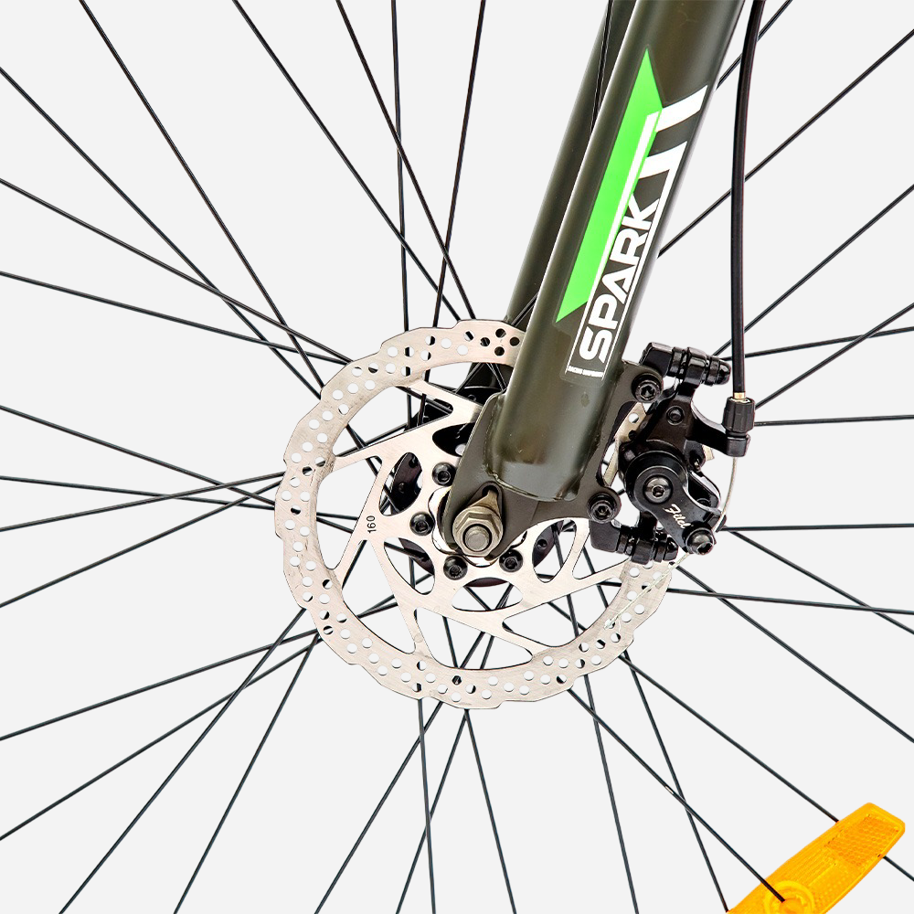 Гірський велосипед Spark MOUNT 27.5" алюмінієва рама 15" сірий
