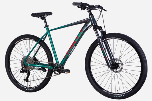 Гірський велосипед Formula ZEPHYR 1.0 HDD 29 дюймів темно-зелений - вид збоку