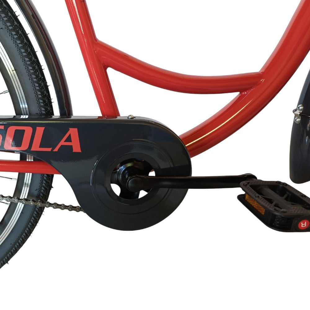 Міський велосипед SPARK CITY SOLA 28" стальна рама 18", кошик