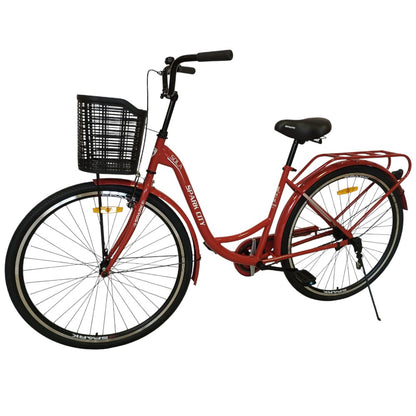 Міський велосипед SPARK CITY SOLA 28" стальна рама 18", кошик