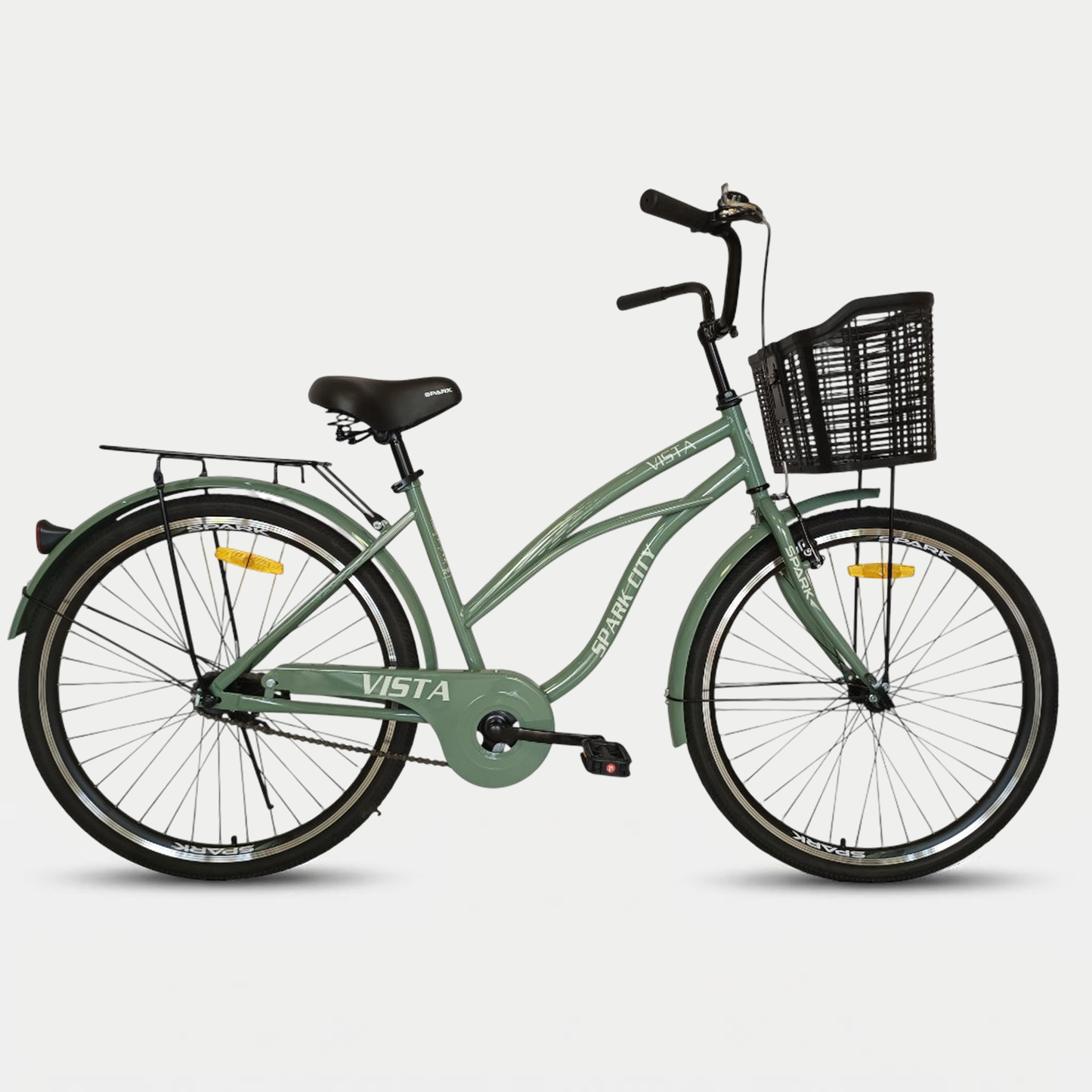 Міський велосипед SPARK CITY VISTA 26" стальна рама 17", кошик