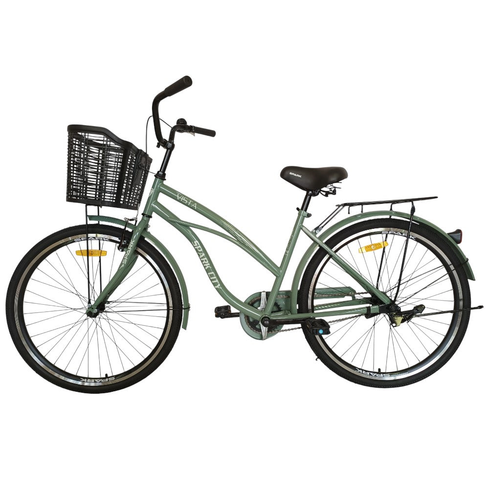 Міський велосипед SPARK CITY VISTA 26" стальна рама 17", кошик
