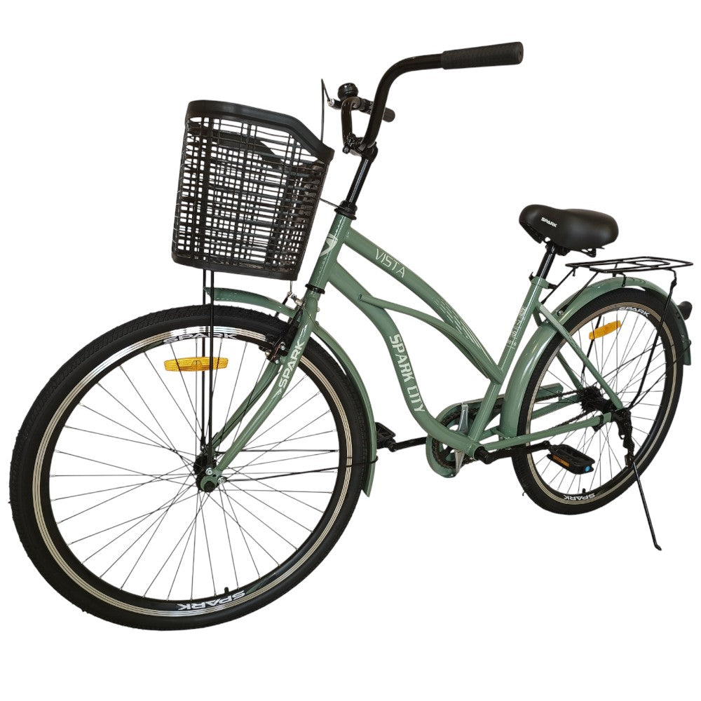 Міський велосипед SPARK CITY VISTA 26" стальна рама 17", кошик