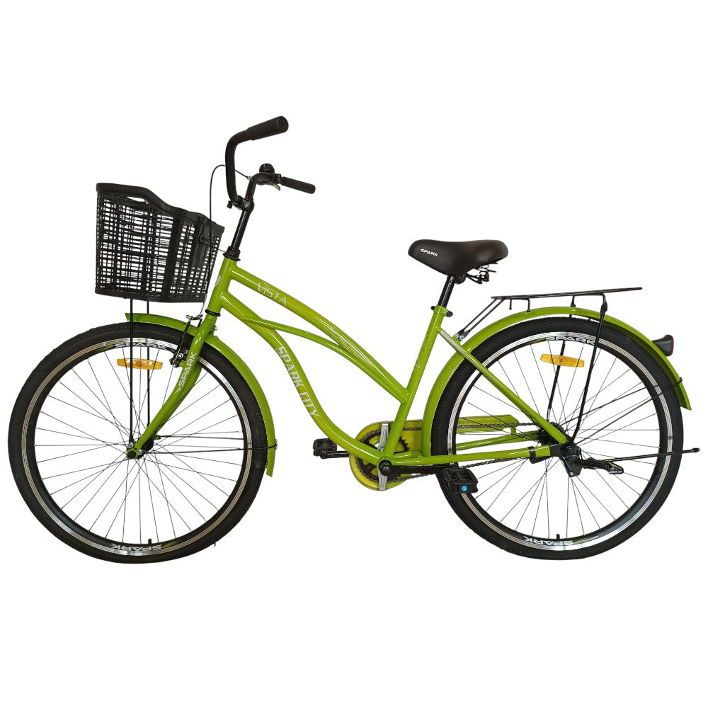Міський велосипед SPARK CITY VISTA 26" стальна рама 17", кошик