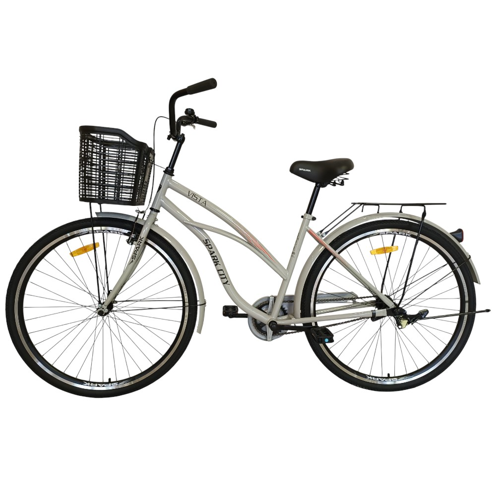 Міський велосипед SPARK CITY VISTA 28" стальна рама 18", кошик