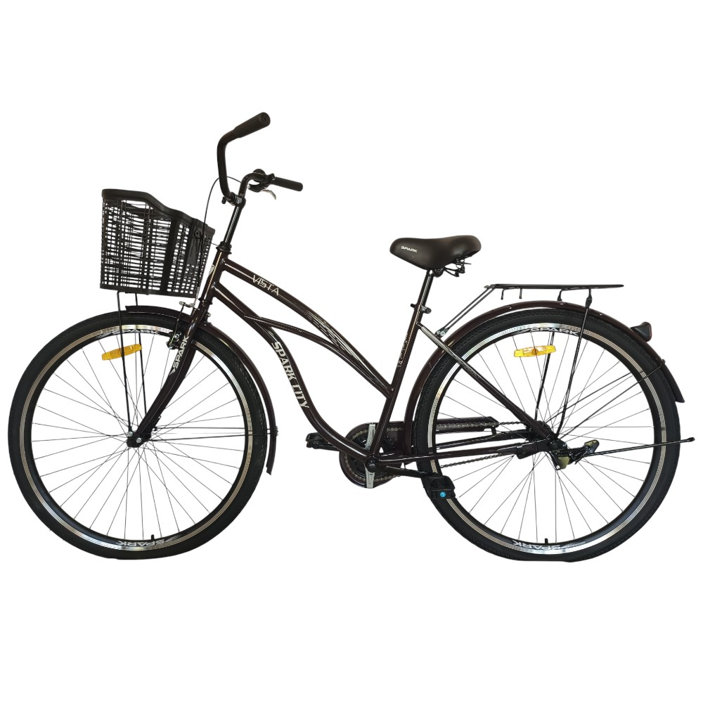 Міський велосипед SPARK CITY VISTA 28" стальна рама 18", кошик