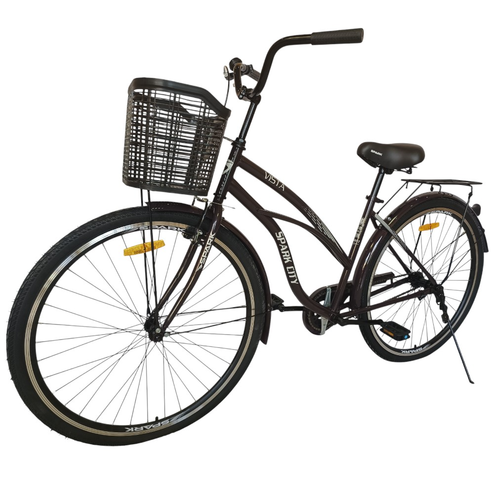 Міський велосипед SPARK CITY VISTA 28" стальна рама 18", кошик