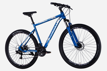 Гірський велосипед Discovery TREK 29" сталева рама 21" синьо-сріблястий