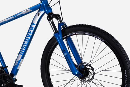 Гірський велосипед Discovery TREK 29" сталева рама 21" синьо-сріблястий