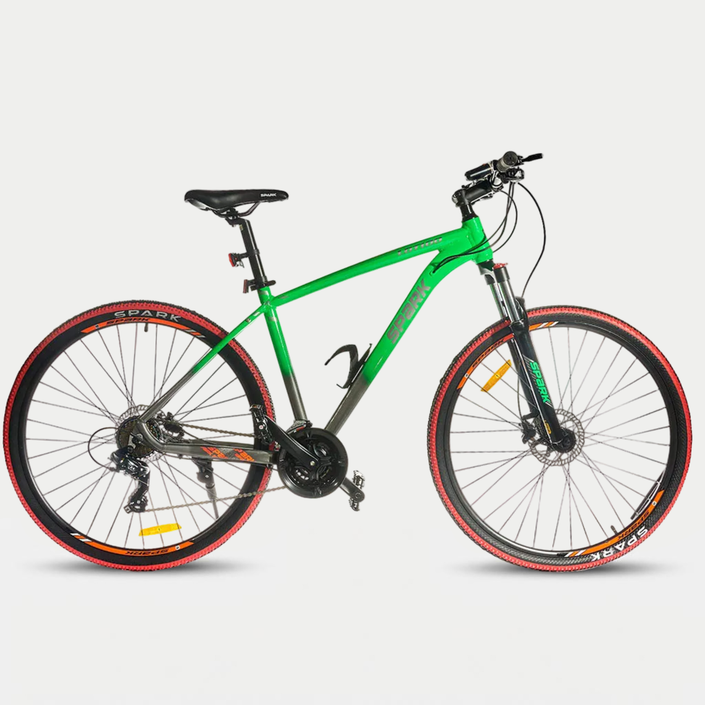 Гірський велосипед Spark LOT 100 29" алюмінієва рама 19" Зелений