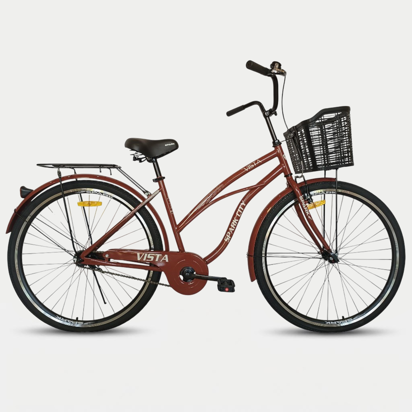Міський велосипед SPARK CITY VISTA 28" стальна рама 18", кошик