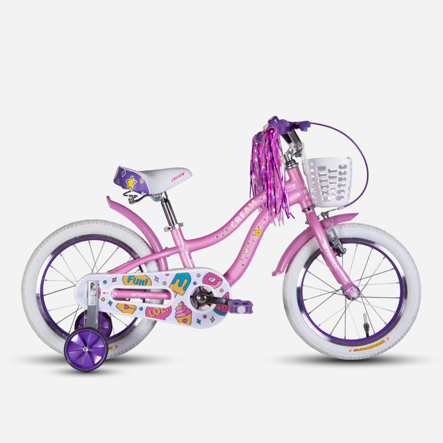 Дитячий велосипед Formula Kid CREAM 16" алюмінієва рама 8.5"