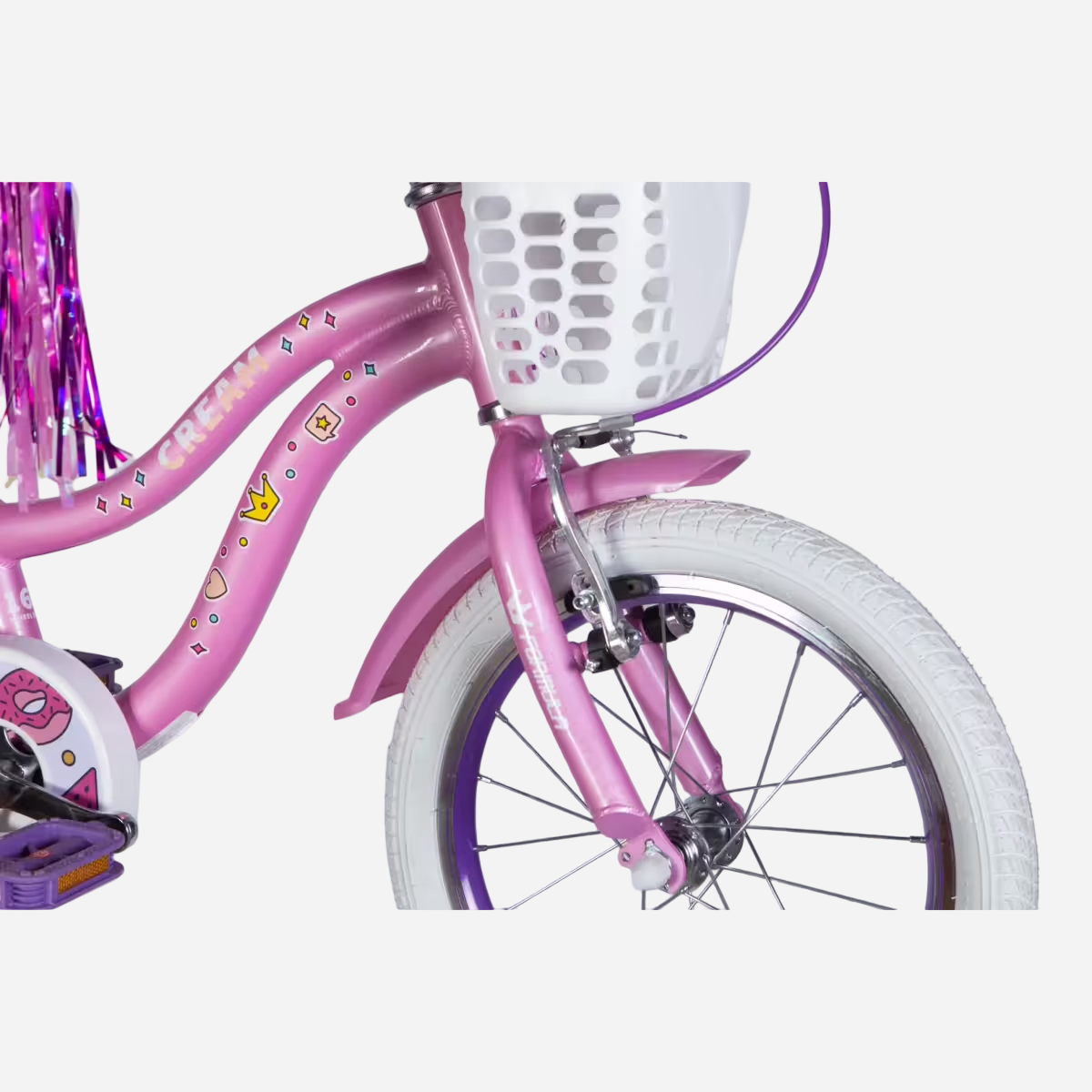Дитячий велосипед Formula Kid CREAM 16" алюмінієва рама 8.5"