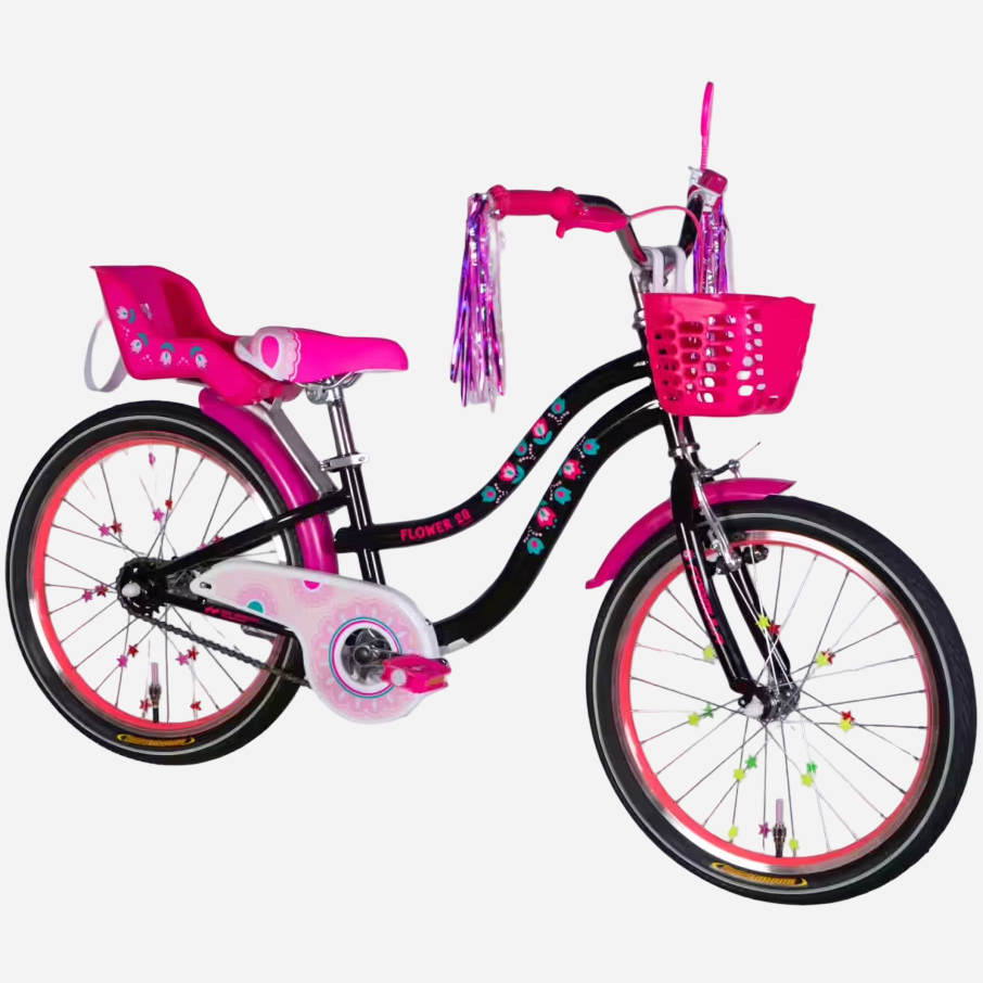 Дитячий велосипед Formula Kid FLOWER PREMIUM 20" рама 10"