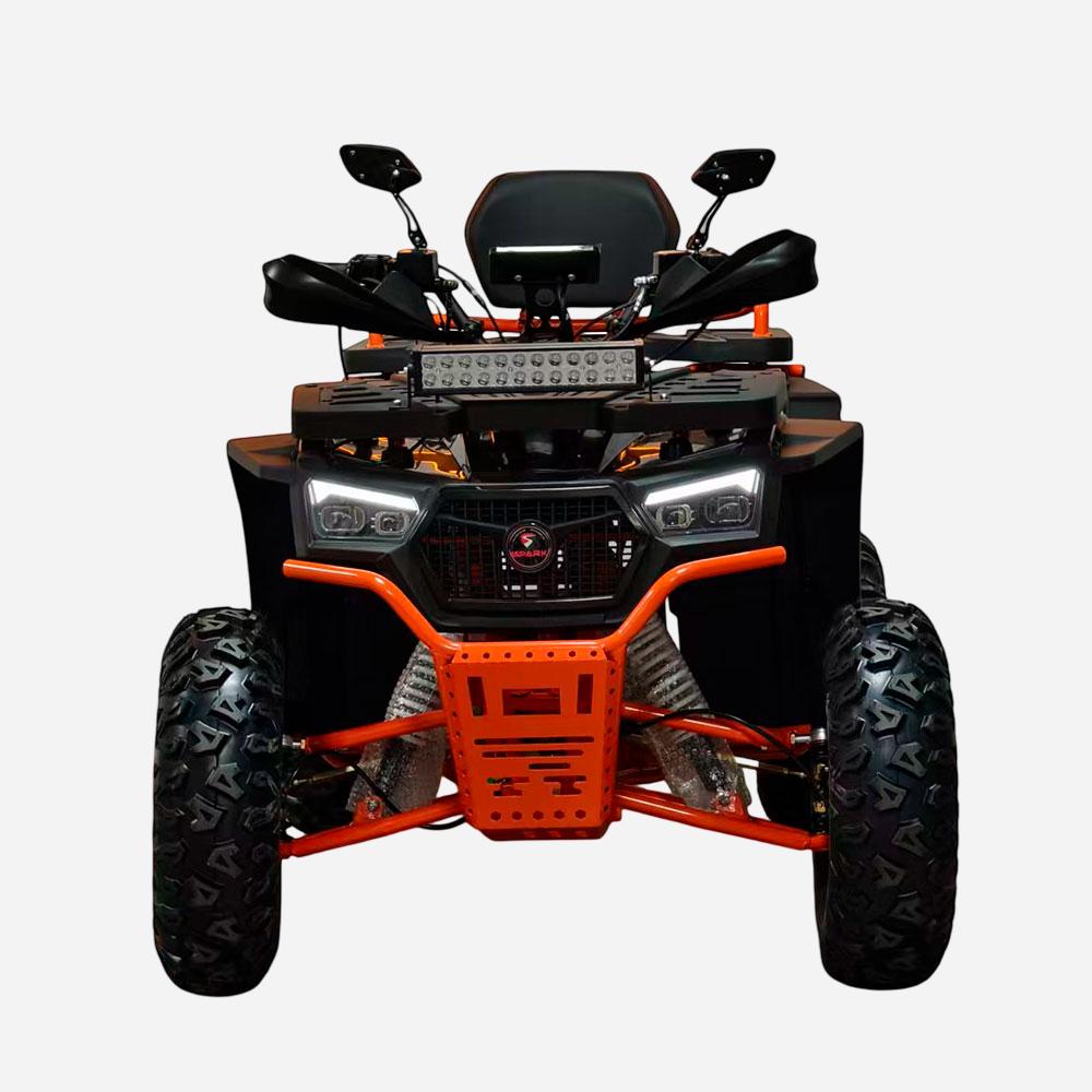 Електроквадроцикл SPARK HORNET з LED-світлобалкою, вигляд спереду