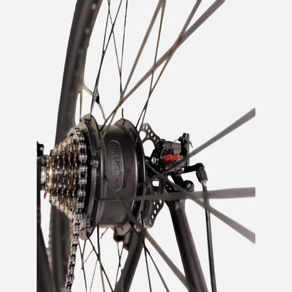 CrossBike Ultra 29" — заднє мотор-колесо 500W, касета 7 швидкостей та дискове гальмо 160 мм