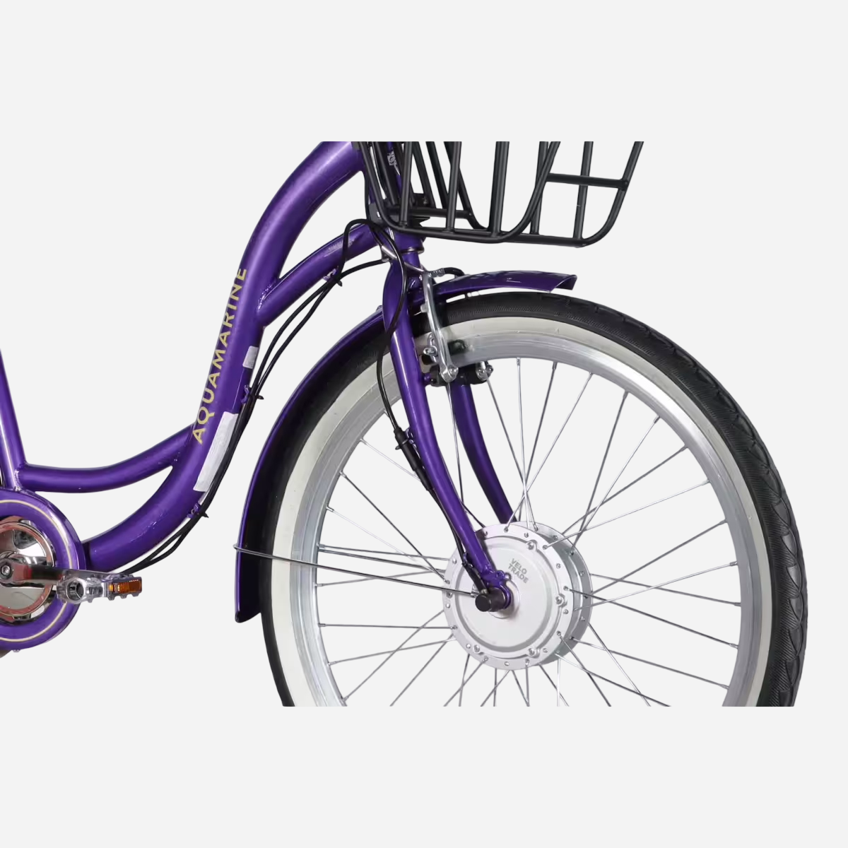 Електровелосипед Dorozhnik eAquamarine 26" сталева рама 17", 500W 36V 13Ah, до 45 км, кошик та багажник