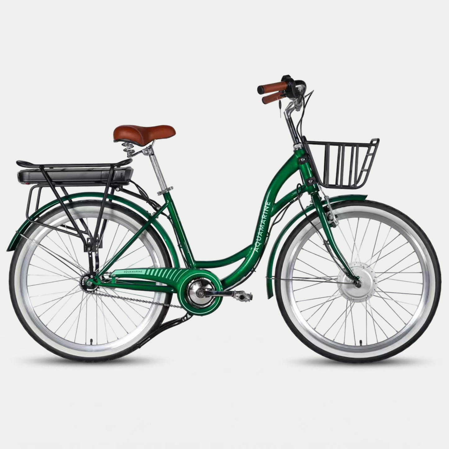 Електровелосипед Dorozhnik eAquamarine 26" сталева рама 17", 500W 36V 13Ah, до 45 км, кошик та багажник