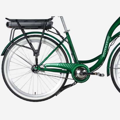 Електровелосипед Dorozhnik eAquamarine 26" сталева рама 17", 500W 36V 13Ah, до 45 км, кошик та багажник