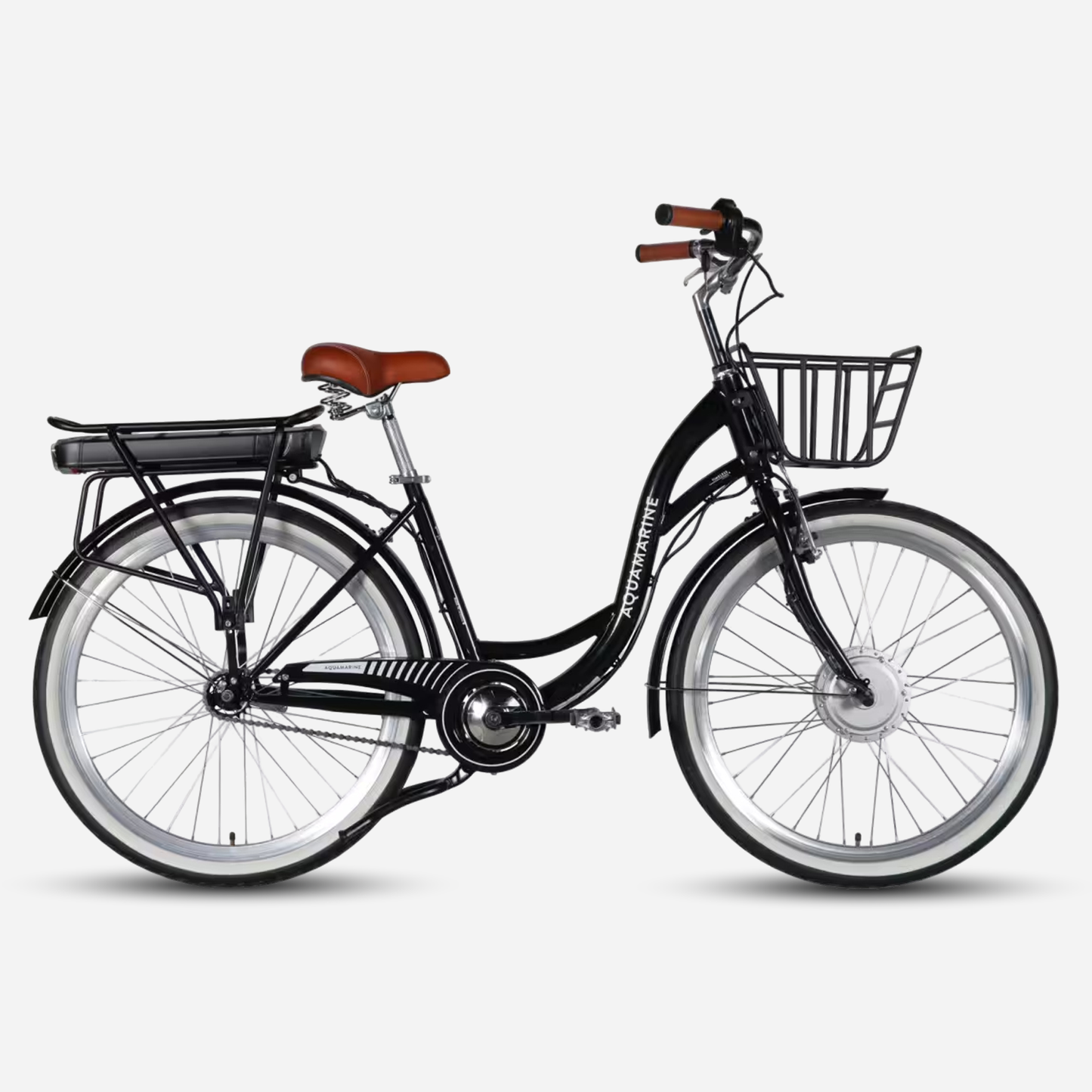 Електровелосипед Dorozhnik eAquamarine 26" сталева рама 17", 500W 36V 13Ah, до 45 км, кошик та багажник