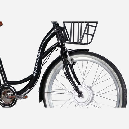 Електровелосипед Dorozhnik eAquamarine 26" сталева рама 17", 500W 36V 13Ah, до 45 км, кошик та багажник