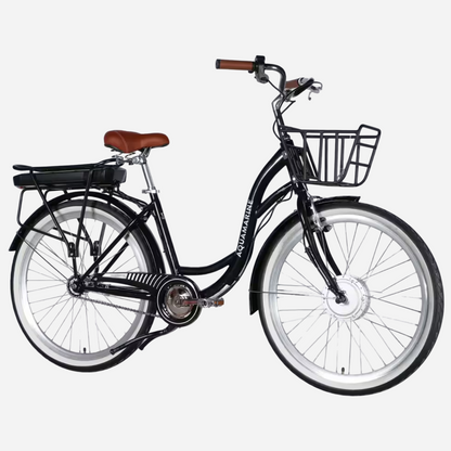 Електровелосипед Dorozhnik eAquamarine 26" сталева рама 17", 500W 36V 13Ah, до 45 км, кошик та багажник
