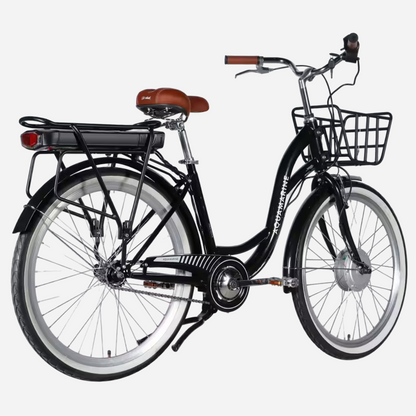 Електровелосипед Dorozhnik eAquamarine 26" сталева рама 17", 500W 36V 13Ah, до 45 км, кошик та багажник