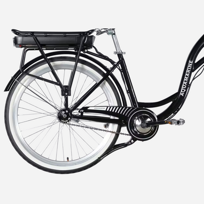 Електровелосипед Dorozhnik eAquamarine 26" сталева рама 17", 500W 36V 13Ah, до 45 км, кошик та багажник