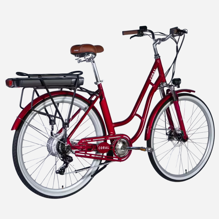 Електровелосипед Dorozhnik eCORAL DD FR 28" алюмінієва рама 19", 500W 48V 13Ah, до 50 км, до 29 км/год