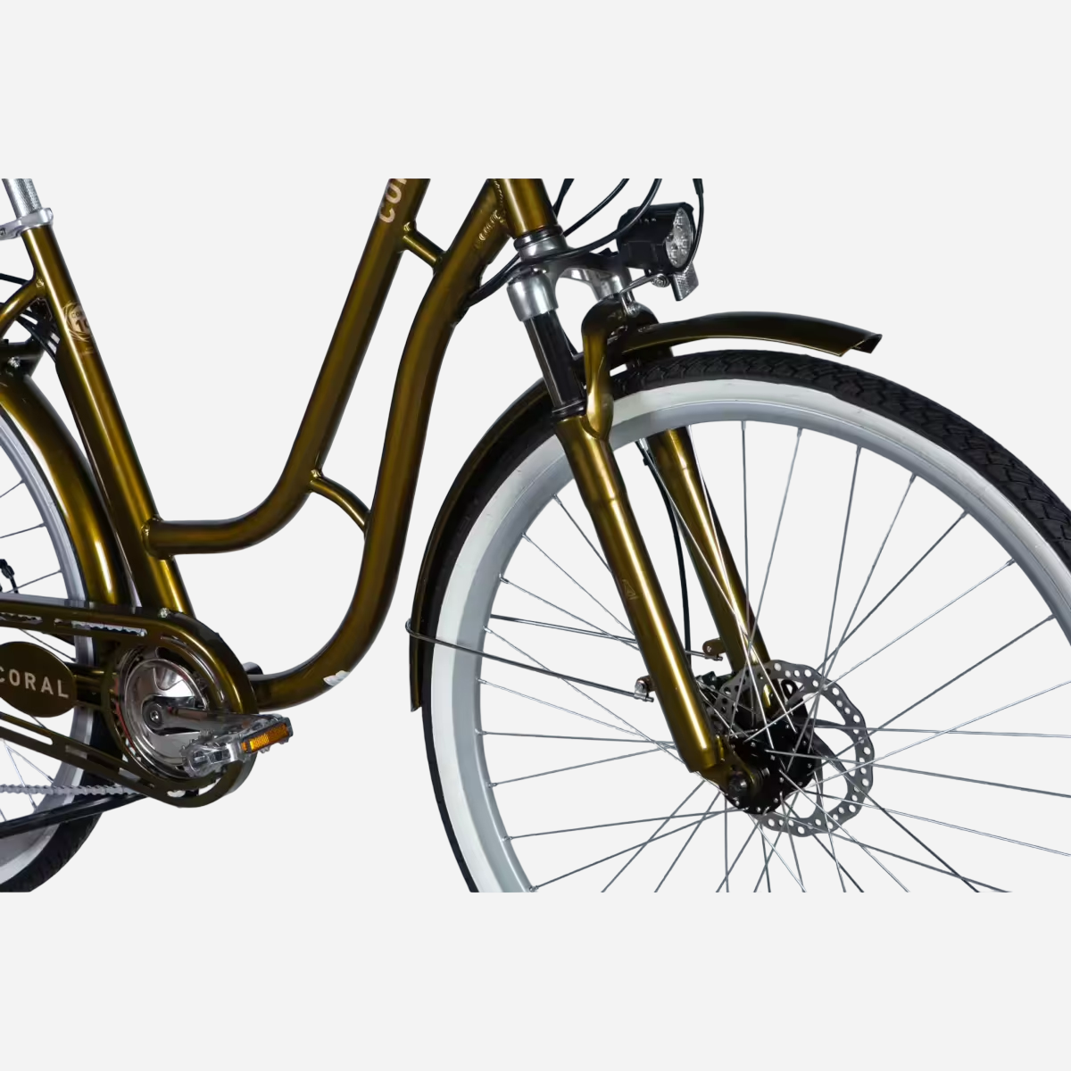 Електровелосипед Dorozhnik eCORAL DD FR 28" алюмінієва рама 19", 500W 48V 13Ah, до 50 км, до 29 км/год