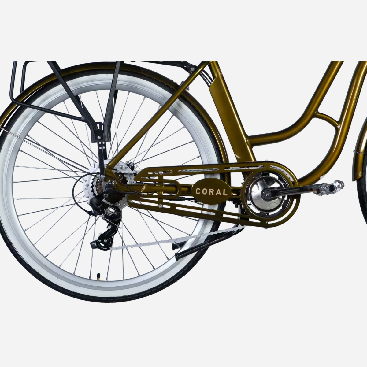 Електровелосипед Dorozhnik eCORAL DD FR 28" алюмінієва рама 19", 500W 48V 13Ah, до 50 км, до 29 км/год