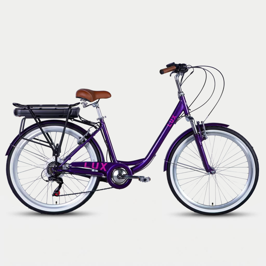 Dorozhnik eLUX Vbr FR 26" ST, рама 17", сливовий матовий 2026 — вигляд збоку
