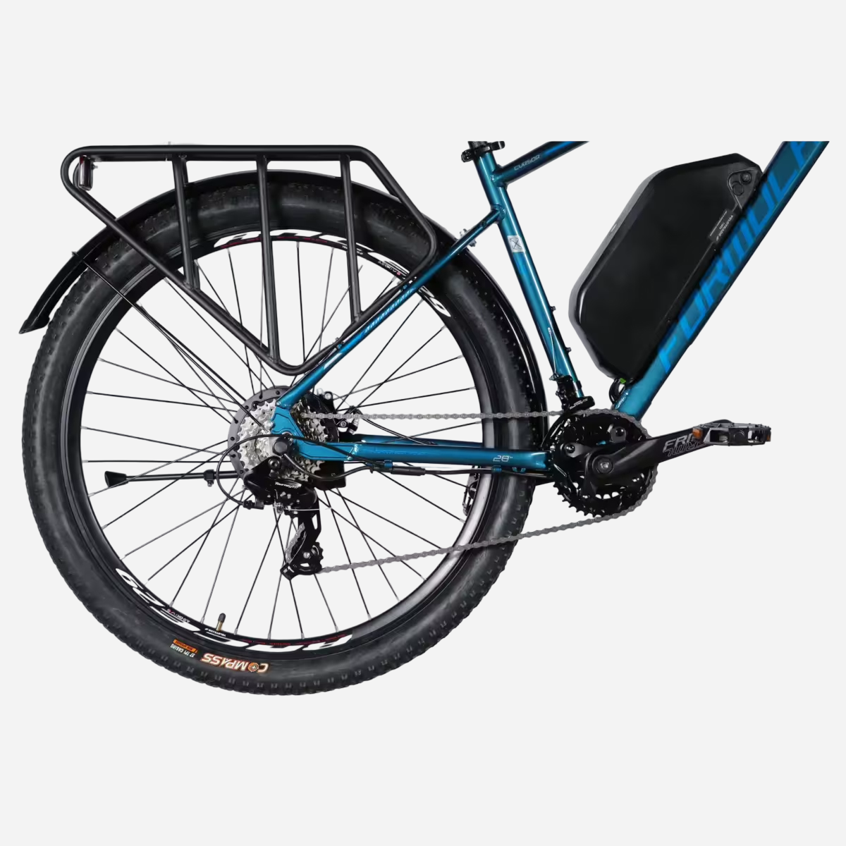 Formula eCURSOR MAN 29" темно-синій — задня трансмісія 16 швидкостей, акумулятор 48В 17.5Ah та багажник