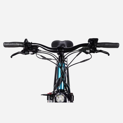 Formula eCURSOR MAN DD CS — вигляд спереду: кермо Formula 680 мм, ручки гальм, грипси та LED-фара