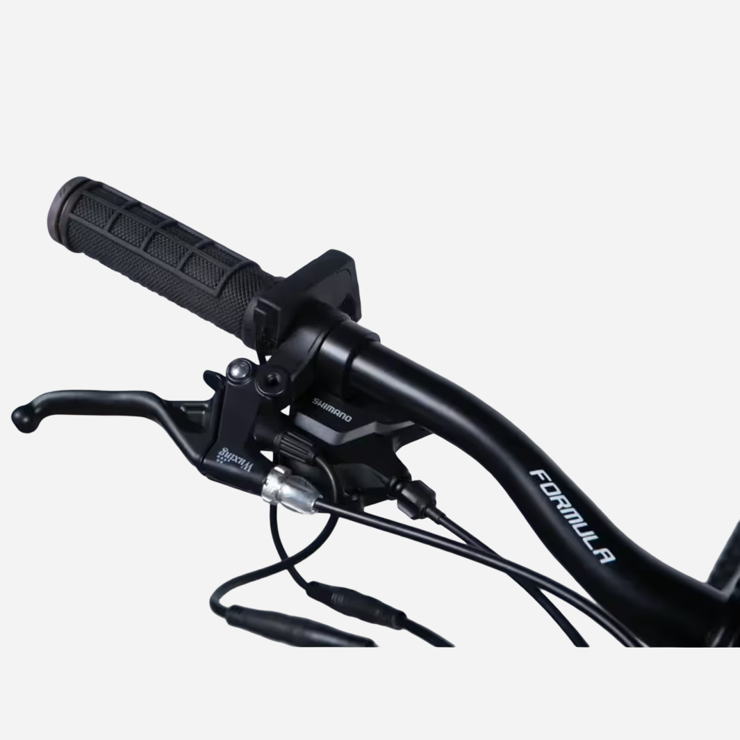 Formula eF-1 DD CS — манетка Shimano SL-M315 та ручка гальма на кермі Formula, крупний план