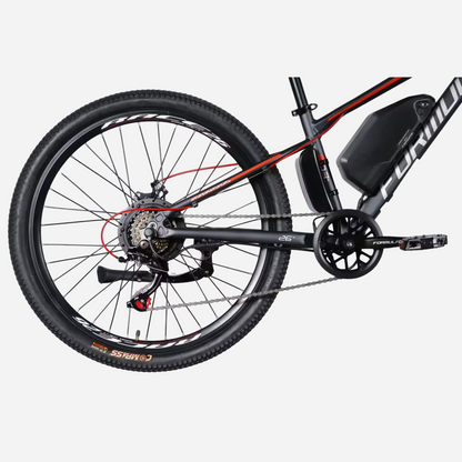 Задня трансмісія Formula eMOTION DD FR — касета SHIMANO, ланцюг KMC, акумулятор на рамі
