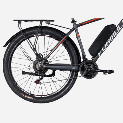 Заднє колесо 29" електровелосипеда Formula Emotion Plus з касетою SHIMANO та багажником