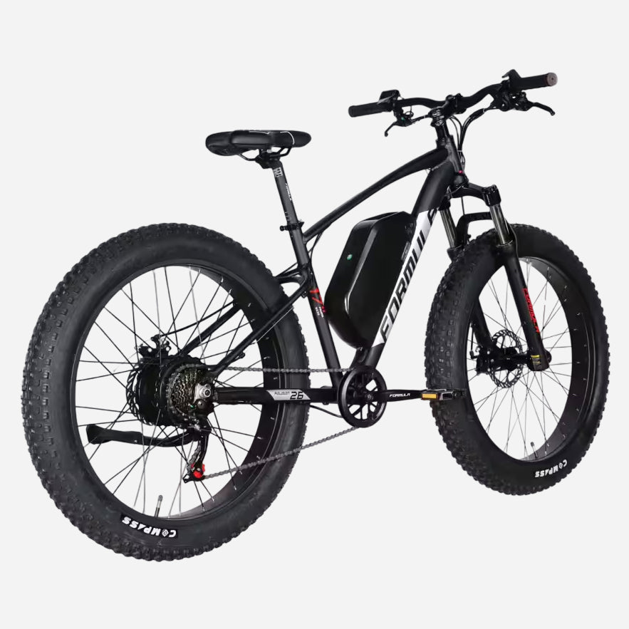 Електровелосипед Formula ePALADIN 26" вид ззаду, трансмісія Shimano 7 швидкостей